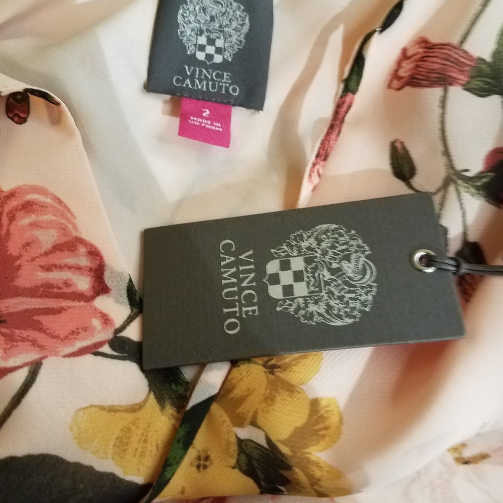Vince Camuto flower dress  h10 - Picture 8 of 10